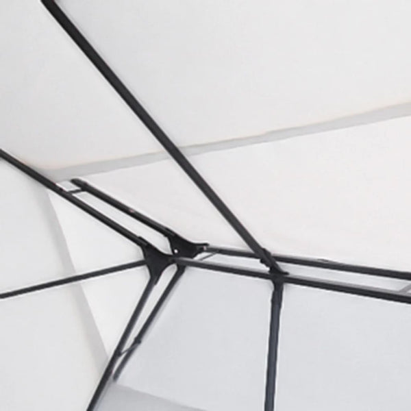 Gartenpavillon Weiß 3x4 m