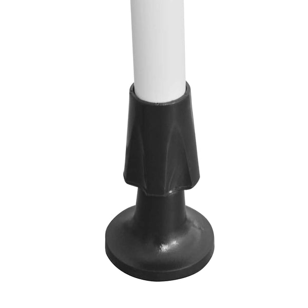 vidaXL Retractable Awning Manual 250 cm Orange/White Striped