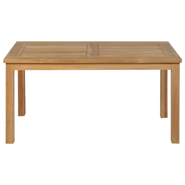 Couchtisch Teak Massivholz 90x50 cm