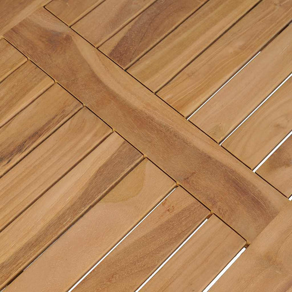 Couchtisch Teak Massivholz 90x50 cm