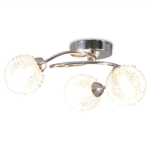 vidaXL Ceiling Lamp with 3 LED Bulbs G9 120 W