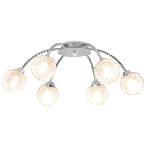 vidaXL Ceiling Light with 6 LED Bulbs G9 240 W