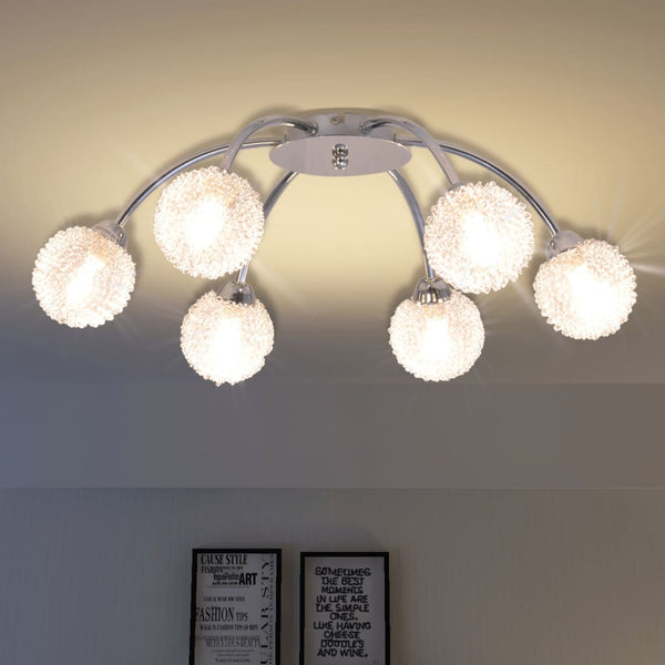 vidaXL Ceiling Light with 6 LED Bulbs G9 240 W