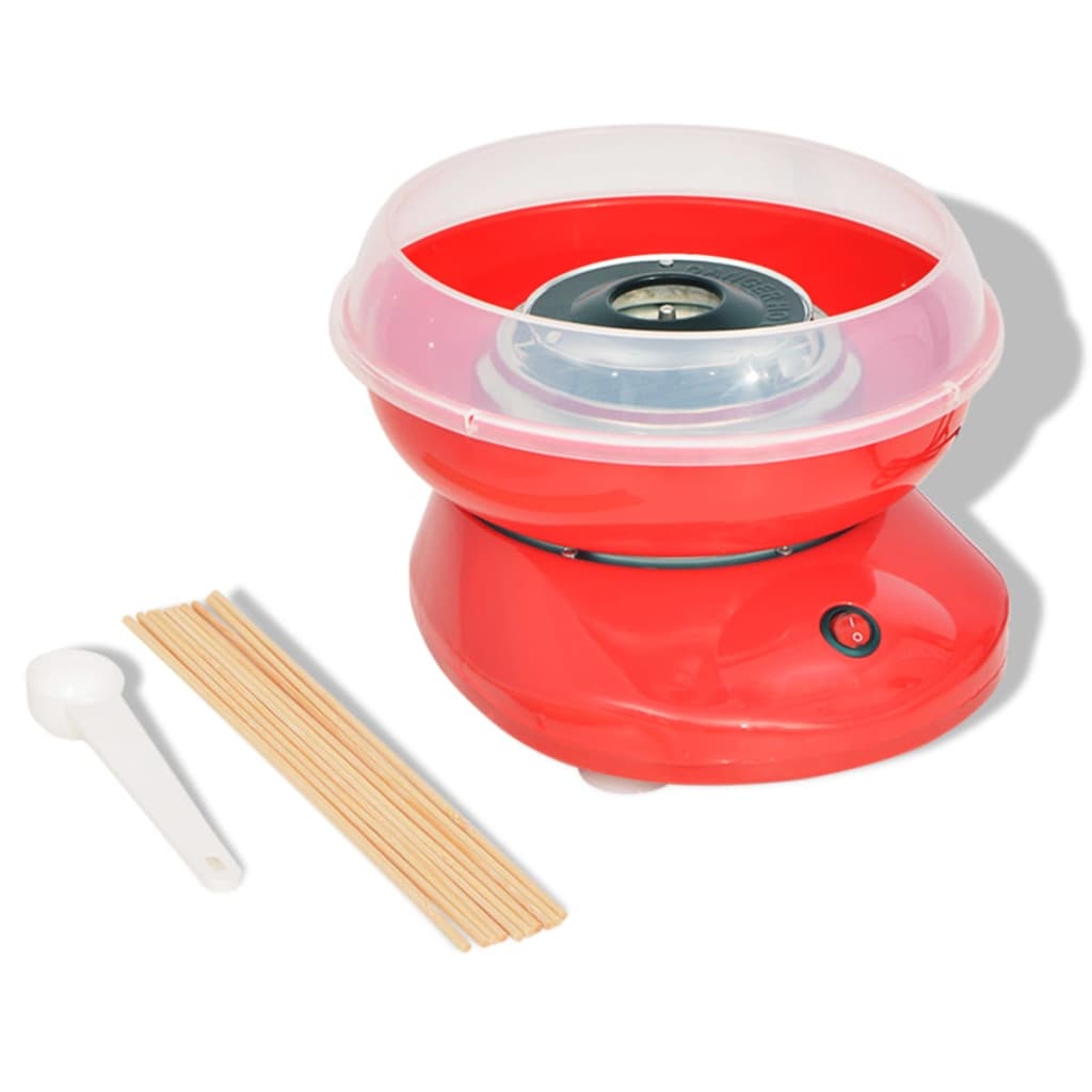 vidaXL Cotton Candy Machine 480 W Red