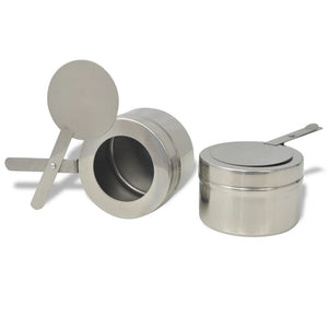vidaXL Chafing Dish Set 2-piece Stainless Steel