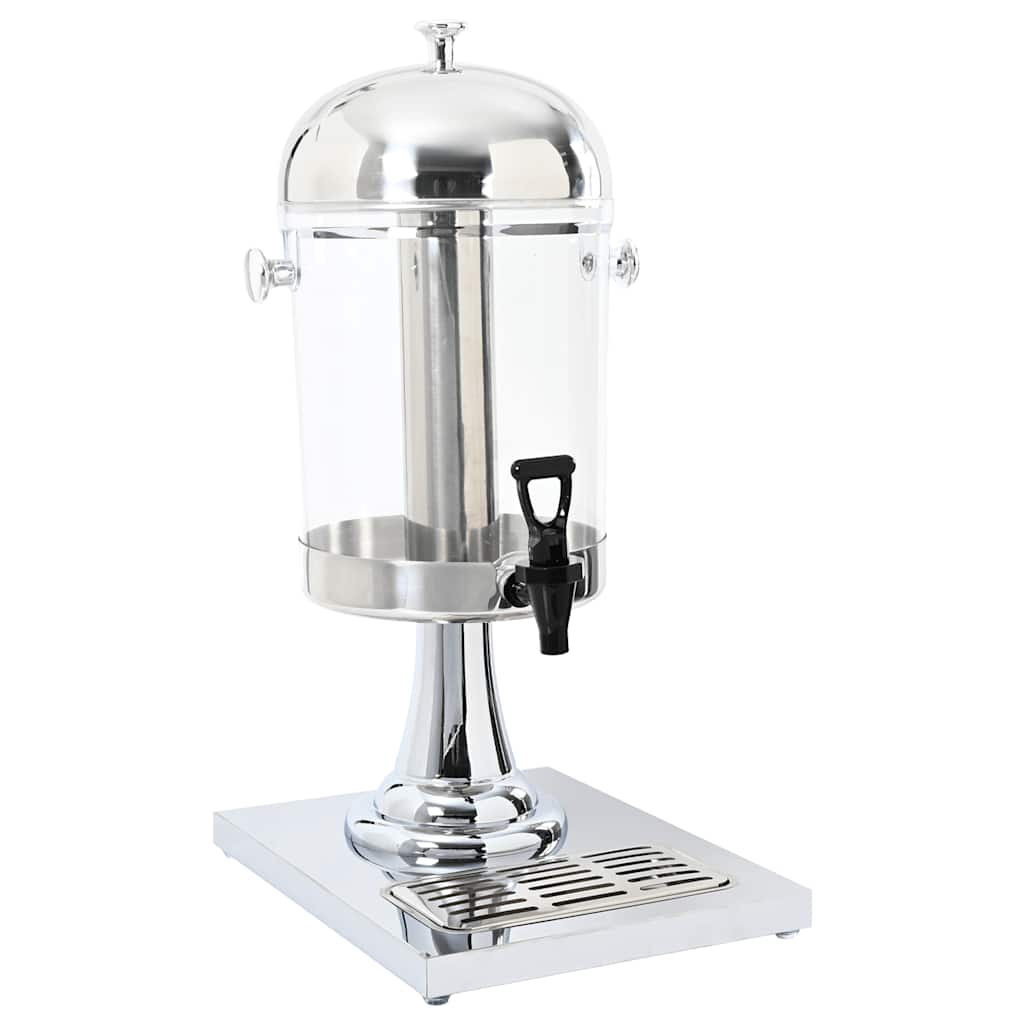 vidaXL Stainless Steel Drink Dispenser 8 Liters