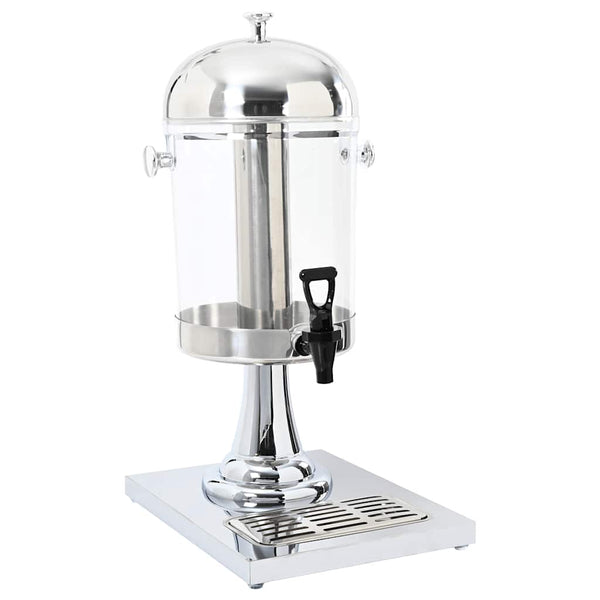 vidaXL Stainless Steel Drink Dispenser 8 Liters
