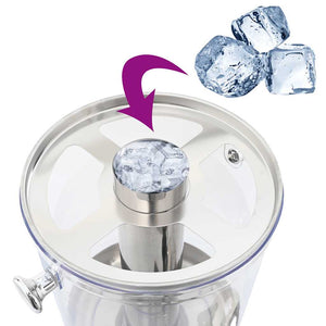 vidaXL Double Beverage Dispenser Stainless Steel 2 x 8 Liter