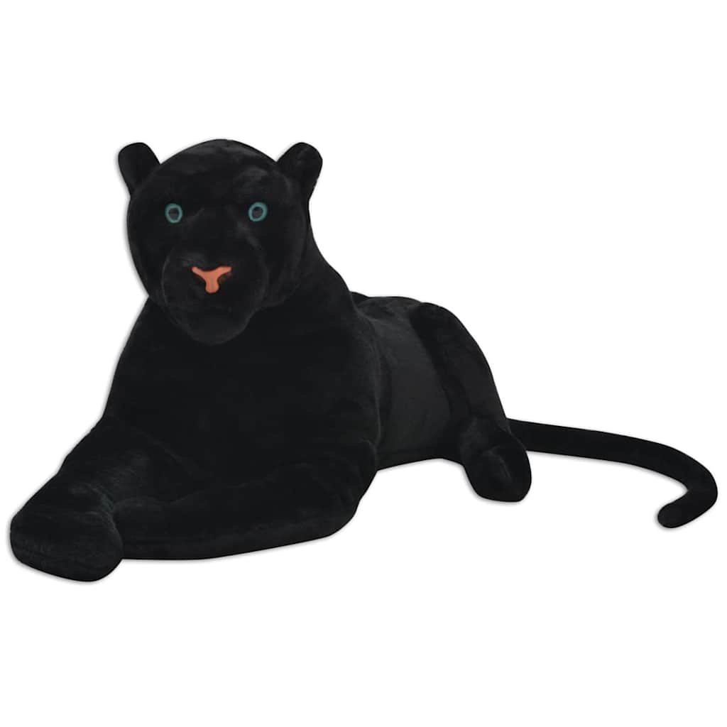 XXL Panther Kuscheltier Schwarz