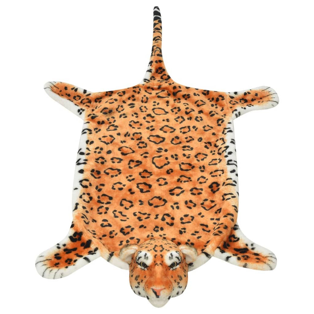 Leopardenfell Teppich Braun 139 cm