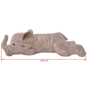 vidaXL Elephant Plush Toy XXL 120 cm