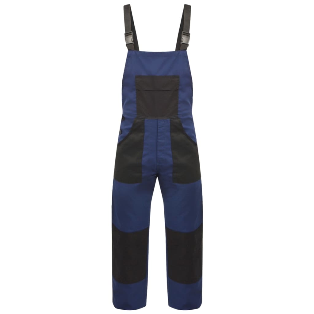 vidaXL Men's Bib Overalls Work Trousers Size XXL Blue