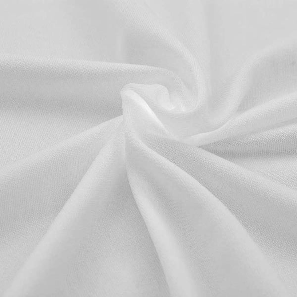 vidaXL Stretch Table Cover 2 pcs. 120 x 60.5 x 74 cm White