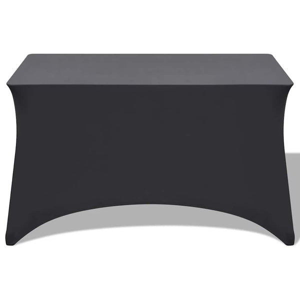 vidaXL Stretch Tablecloth 2 pcs. 183 x 76 x 74 cm Anthracite