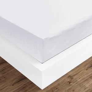 vidaXL Fitted Sheet White 200 x 160 cm Cotton