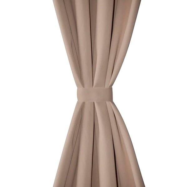 vidaXL Blackout Curtains 2 pcs. with Metal Eyelets 135 x 175 cm Cream