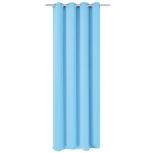 vidaXL Blackout Curtain with Metal Eyelets 270 x 245 cm Turquoise