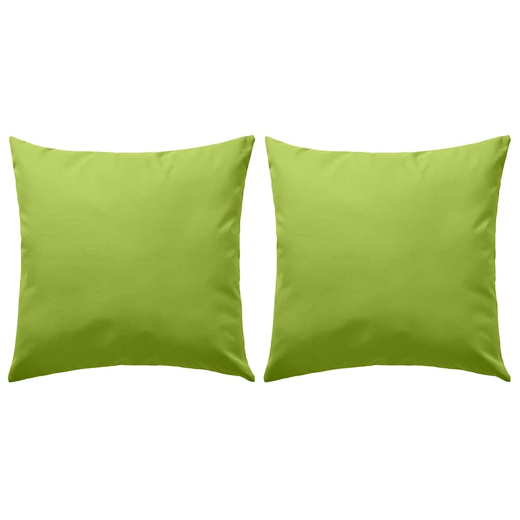 vidaXL Outdoor Cushions 2 pcs. 45 x 45 cm Apple Green