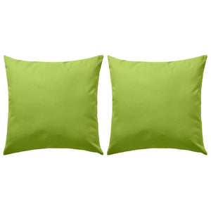 vidaXL Outdoor Cushions 2 pcs. 45 x 45 cm Apple Green
