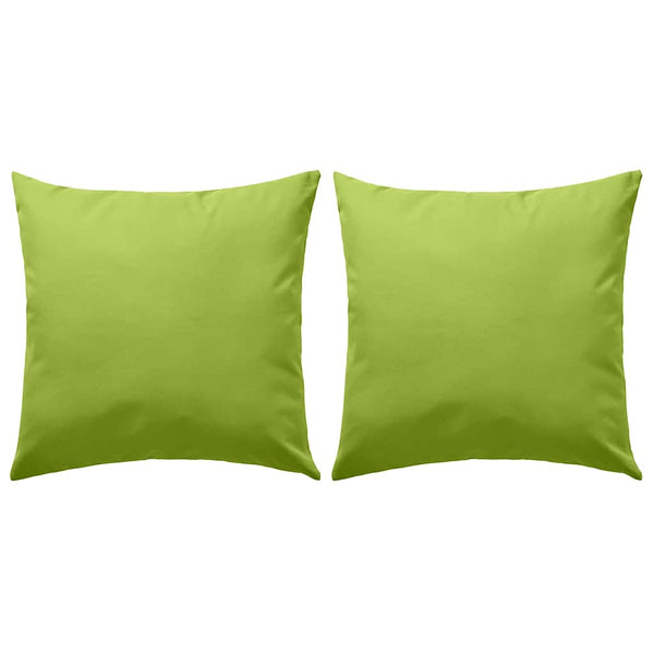 vidaXL Outdoor Cushions 2 pcs. 45 x 45 cm Apple Green