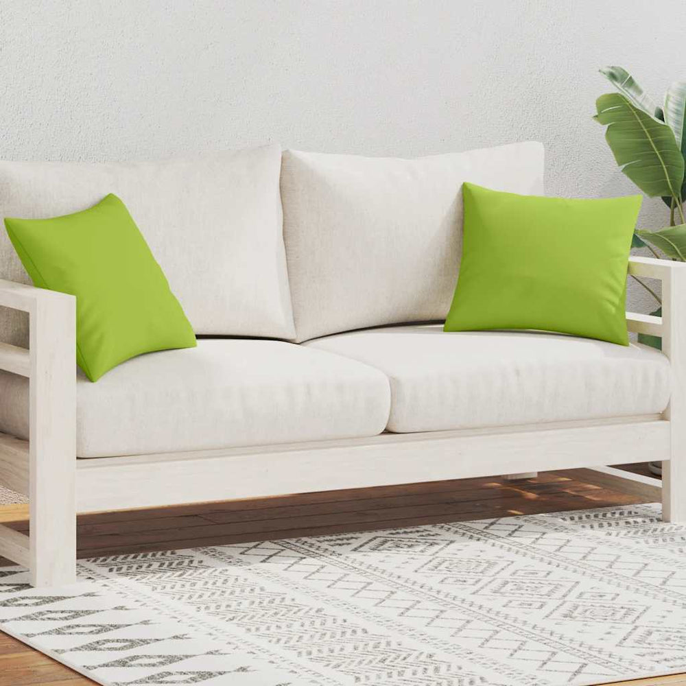 vidaXL Outdoor Cushions 2 pcs. 45 x 45 cm Apple Green