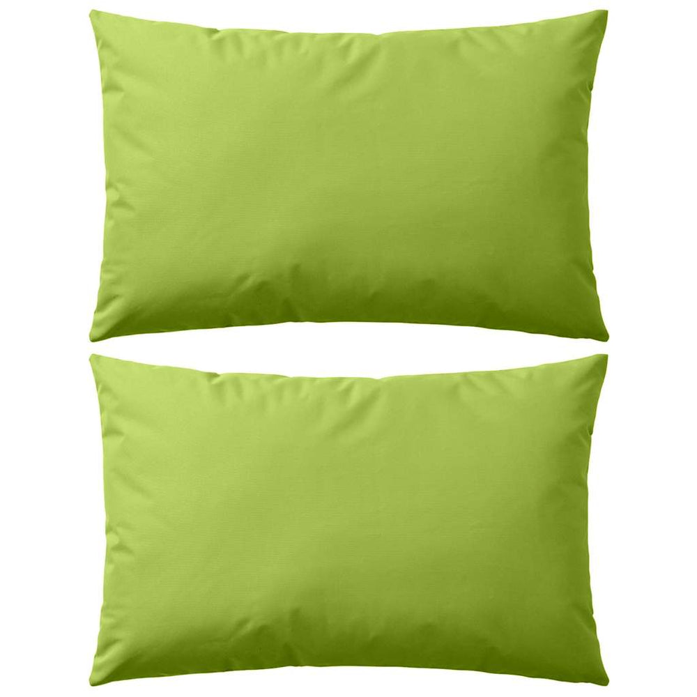 vidaXL Garden Cushions 2 pcs. 60 x 40 cm Apple Green