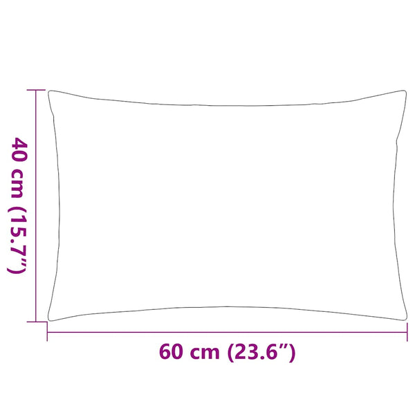 vidaXL Garden Cushions 2 pcs. 60 x 40 cm Apple Green
