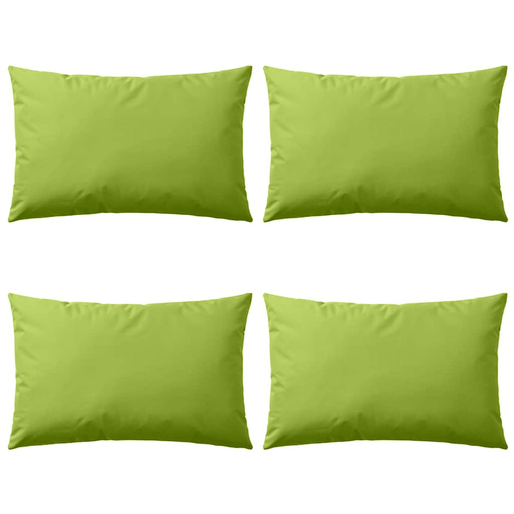 vidaXL Garden Cushions 4 pcs. 60 x 40 cm Apple Green