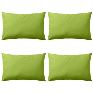 vidaXL Garden Cushions 4 pcs. 60 x 40 cm Apple Green