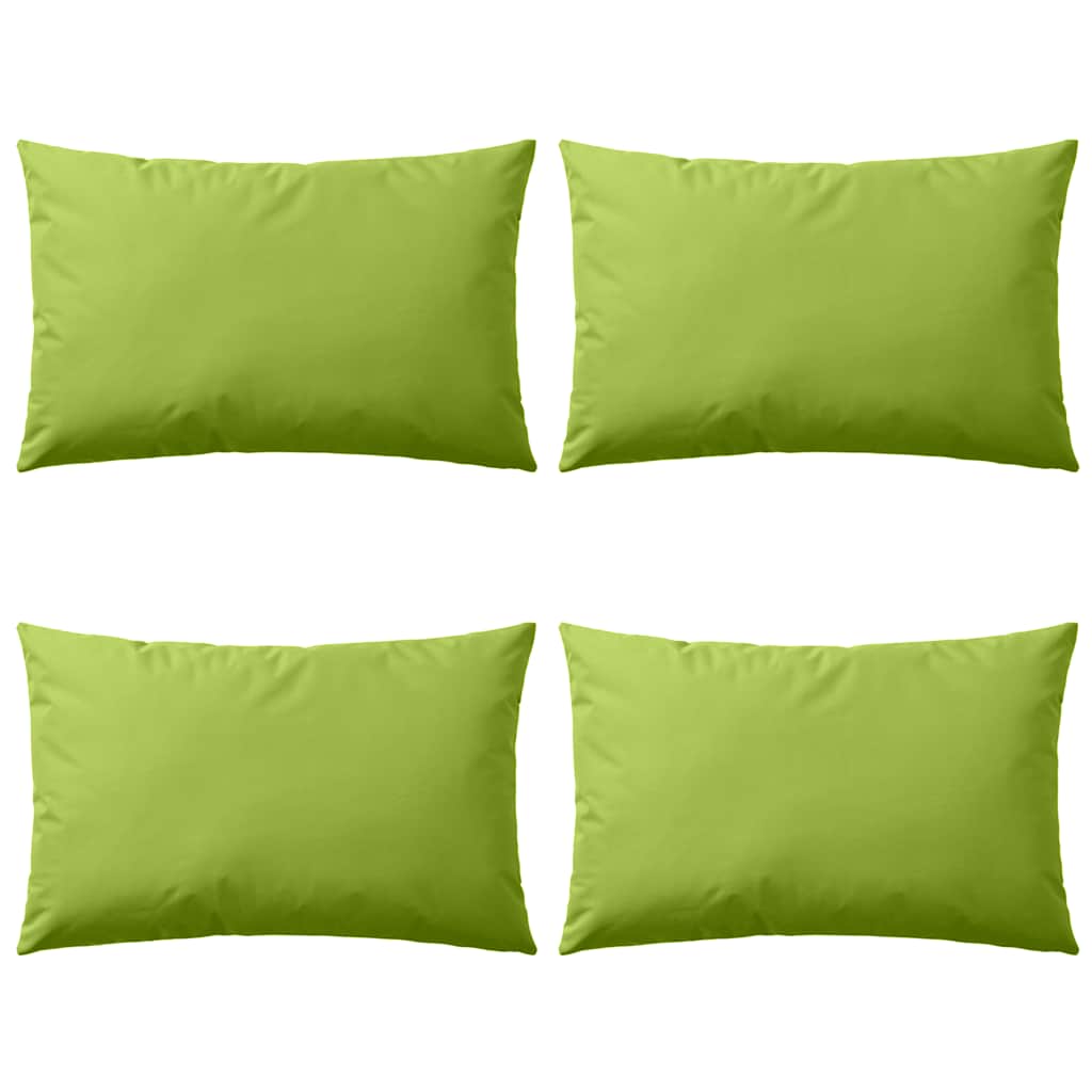 vidaXL Garden Cushions 4 pcs. 60 x 40 cm Apple Green