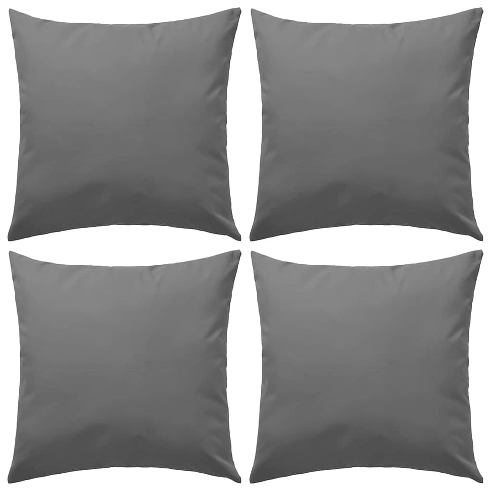 vidaXL Garden Cushions 4 pcs. 45 x 45 cm Grey