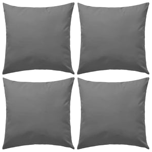 vidaXL Garden Cushions 4 pcs. 45 x 45 cm Grey