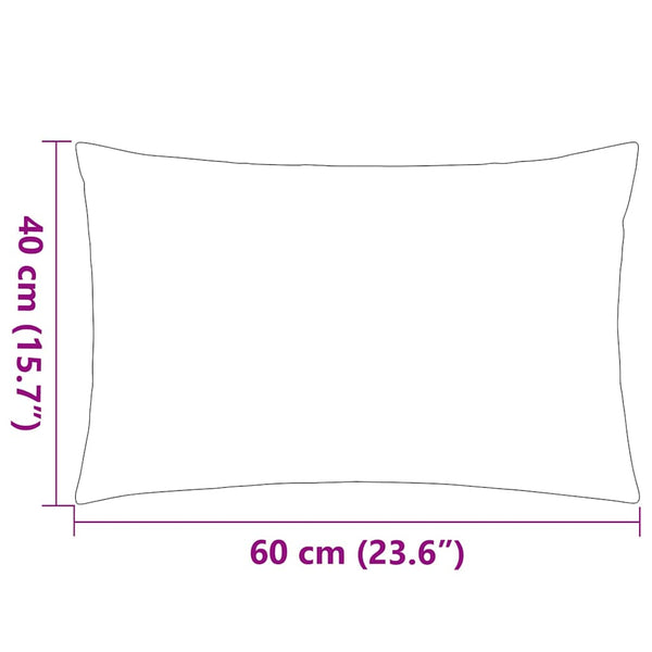 vidaXL Garden Cushions 2 pcs. 60 x 40 cm Grey