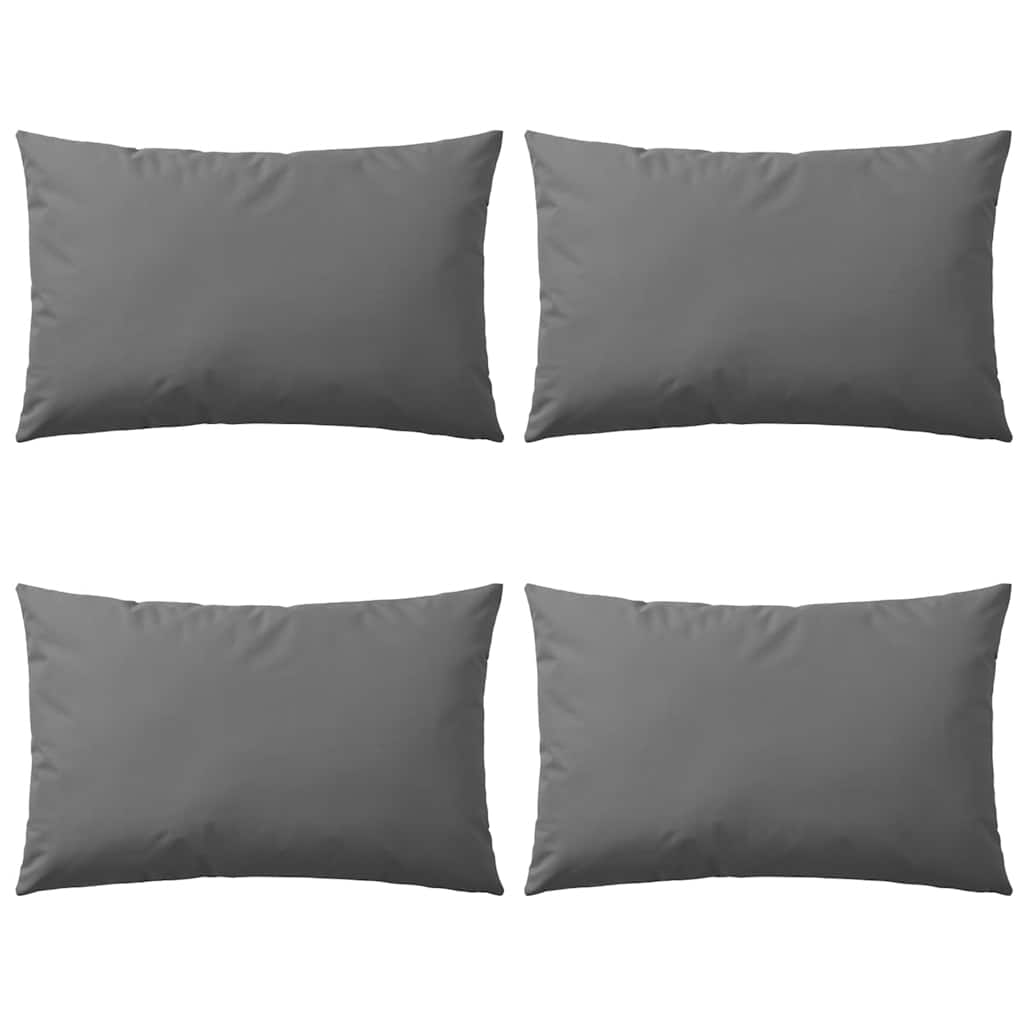 vidaXL Garden Cushions 4 pcs. 60 x 40 cm Grey