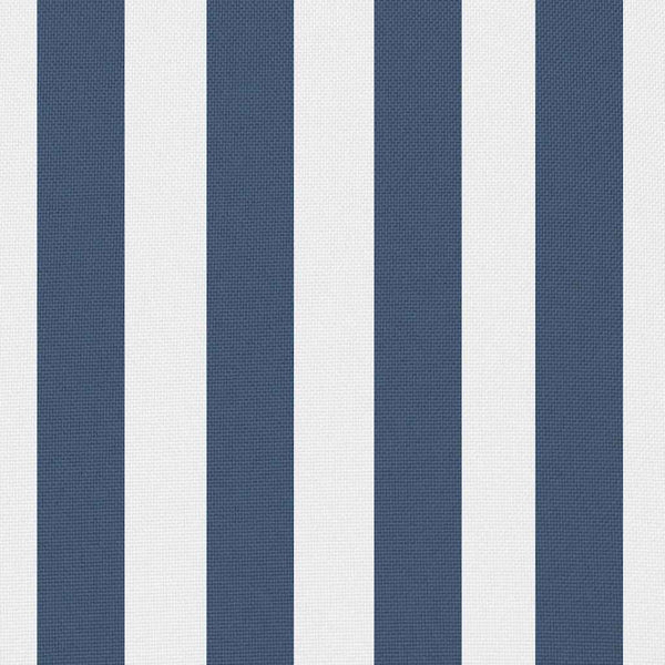 vidaXL Garden Cushions 2 pcs. Striped Pattern 45 x 45 cm Navy Blue