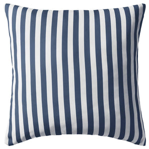 vidaXL Garden Cushions 4 pcs. Striped 45 x 45 cm Navy Blue