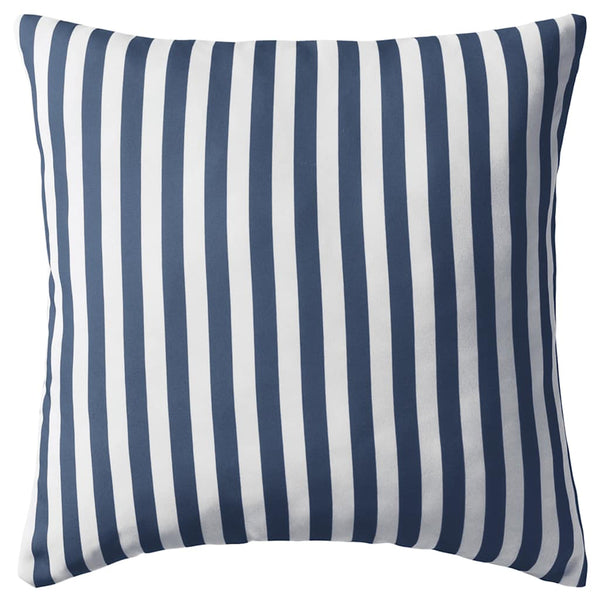 vidaXL Garden Cushions 4 pcs. Striped 45 x 45 cm Navy Blue