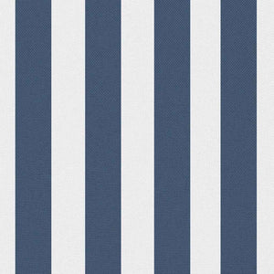 vidaXL Garden Cushions 4 pcs. Striped 45 x 45 cm Navy Blue