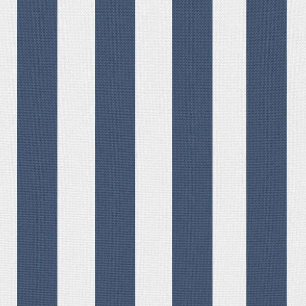 vidaXL Garden Cushions 4 pcs. Striped 45 x 45 cm Navy Blue