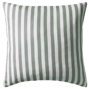 vidaXL Garden Cushions 2 pcs. Striped Pattern 45 x 45 cm Grey