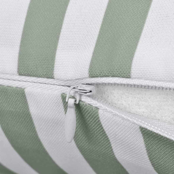 vidaXL Garden Cushions 2 pcs. Striped Pattern 45 x 45 cm Grey