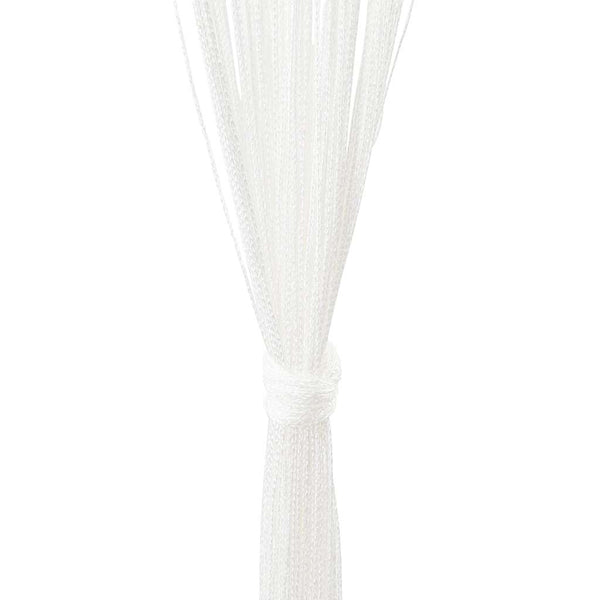 vidaXL String Curtain 2 pcs. 100 x 250 cm White