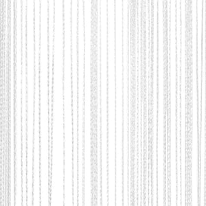 vidaXL String Curtain 2 pcs. 100 x 250 cm White