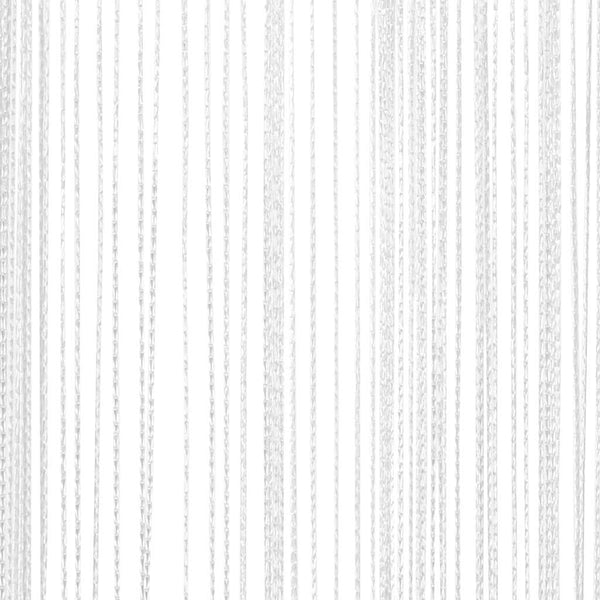 vidaXL String Curtain 2 pcs. 100 x 250 cm White