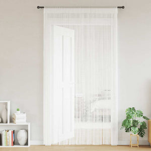 vidaXL String Curtains 2 pcs. 140 x 250 cm White