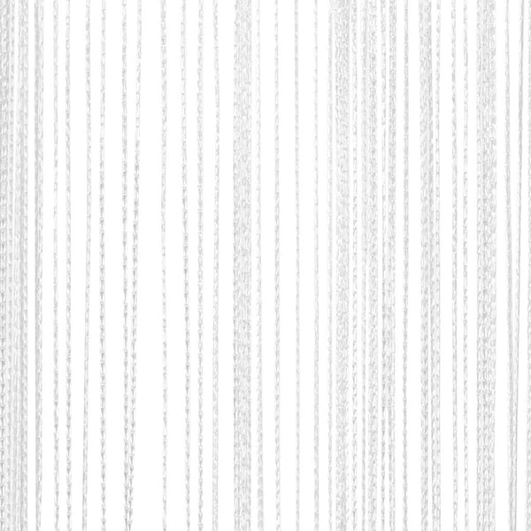 vidaXL String Curtains 2 pcs. 140 x 250 cm White