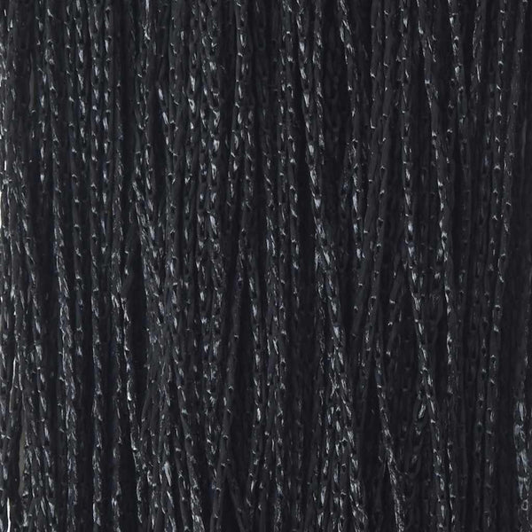 vidaXL String Curtains 2 pcs. 100 x 250 cm Black