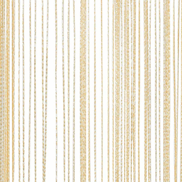 vidaXL String Curtains 2 pcs. 100 x 250 cm Cream