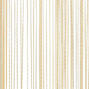 vidaXL String Curtains 2 pcs. 140 x 250 cm Cream