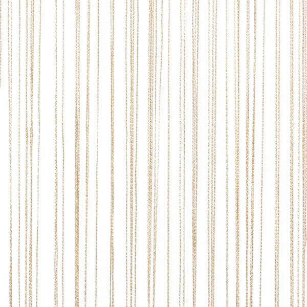 vidaXL String Curtains 2 pcs. 100 x 250 cm Beige